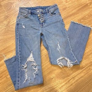 Womens ripped jeans